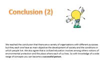 your conclusions (2)