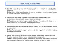 reflection on observed differences+similarities