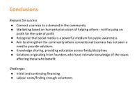 conclusions