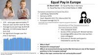 Catalina, Germany, Equal Pay