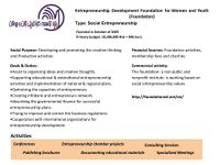 SE case 3 - Entrepreneurship Foundation
