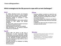 your cross cutting question/analyis