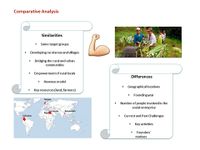 your comparative analysis/matrix
