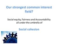 Your common interest field